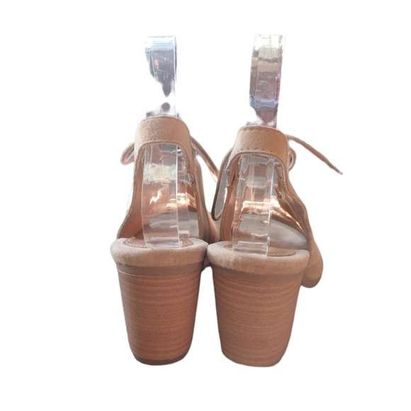 Euro Soft by SOFFT Lace Up Leather Heeled Sandal SIZE 7M - Picture 3 of 8